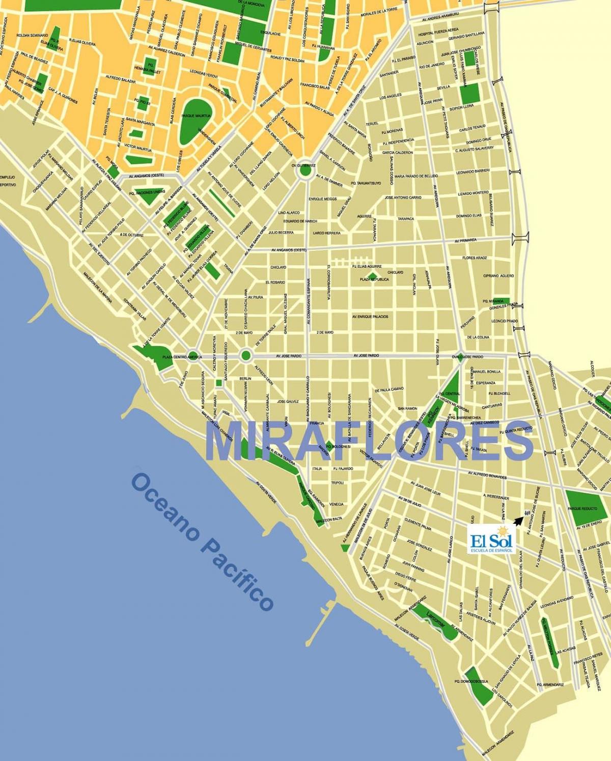 kat jeyografik nan Lima miraflores perou
